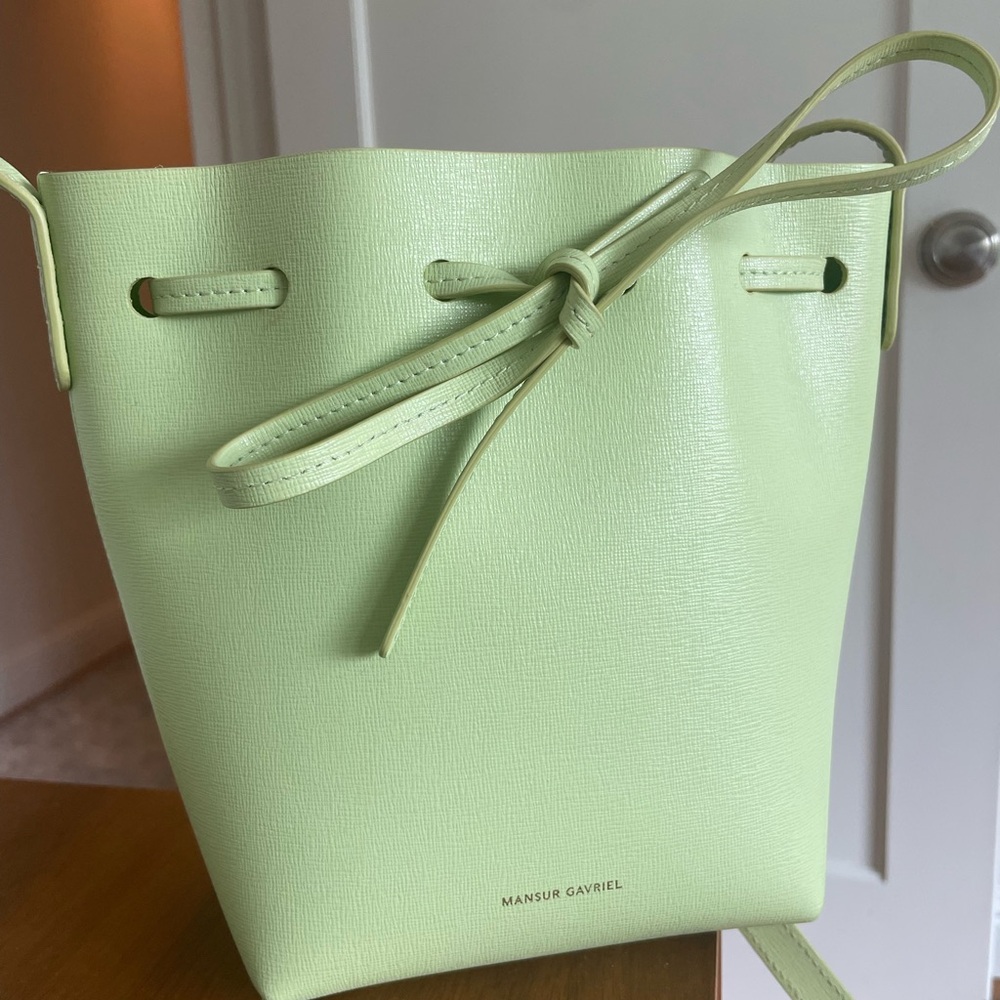 Mansur Gavriel Mint/Light Green Mini Mini Bag